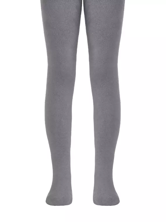 Детские колготки tip-top (однотонные) 000 серый, 4С-01СП, 116-122 (18), CONTE-KIDS,  - 1