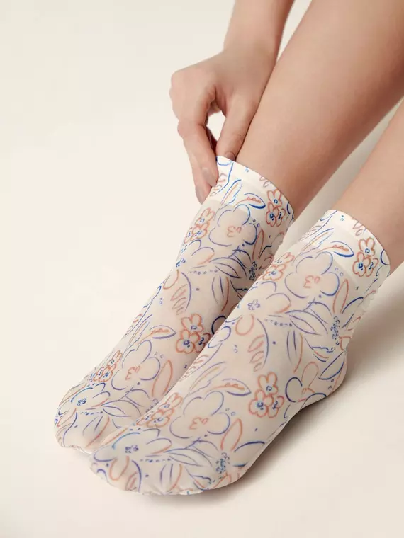 Носки женские conte fantasy с ярким принтом 253 mix, 18С-76СП, 36-39 (23-25), CONTE ELEGANT,  - 2