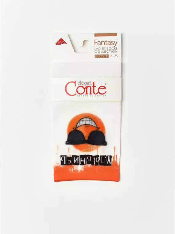 Носки женские conte fantasy с ярким принтом 247 mix, 18С-76СП, 36-39 (23-25), CONTE ELEGANT,  - 5