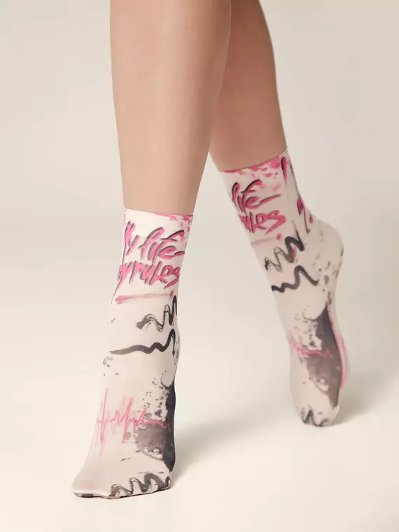 Носки женские conte fantasy с рисунком 756 mix, 20С-102СП, 36-39 (23-25), CONTE ELEGANT,  - 2