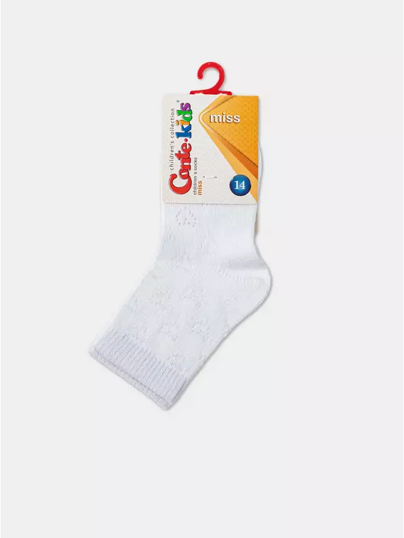 Ажурные детские носки miss 696 белый, 20С-204СП, 16, CONTE-KIDS,  - 2