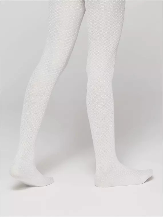 Эластичные детские колготки с ажурным рисунком emily bianco, 20С-112СП, 104-110, CONTE ELEGANT,  - 3