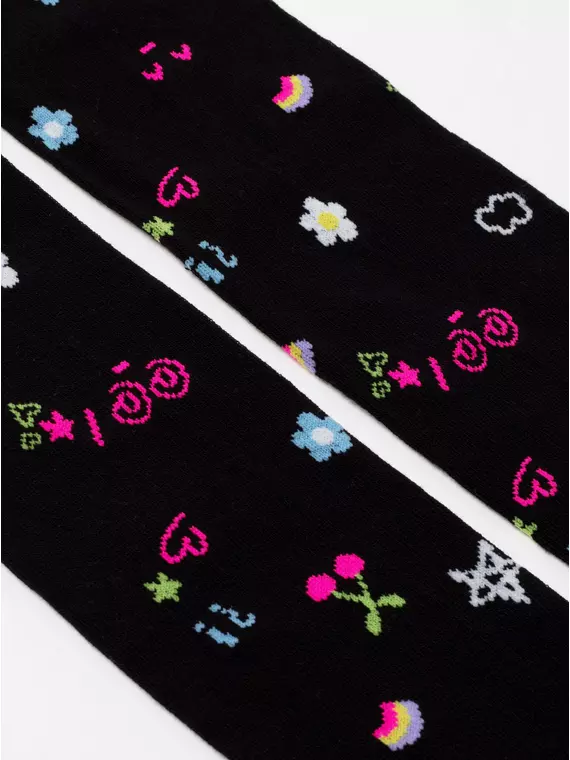 Хлопковые детские колготки tip-top 615 черный, 4С-04СП, 116-122 (18), CONTE-KIDS,  - 2