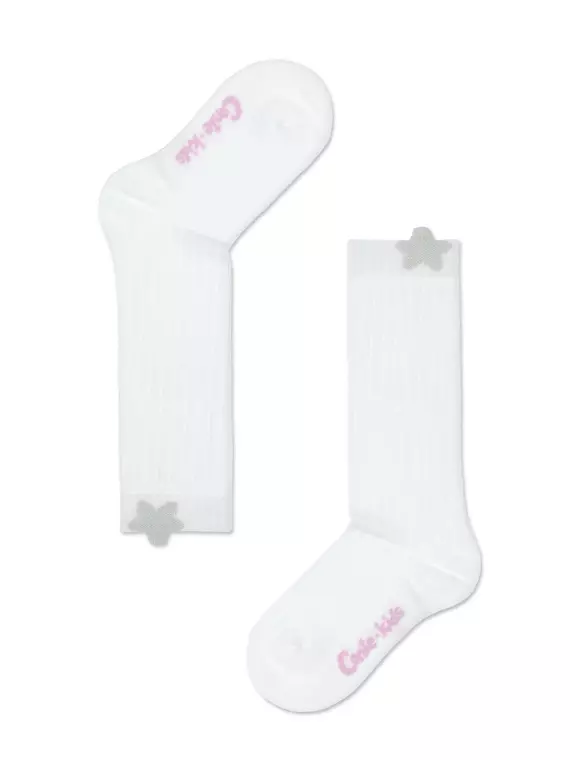 Хлопковые гольфы tip-top с сияющим пикотом 047 белый, 19С-184СП, 16, CONTE-KIDS,  - 1