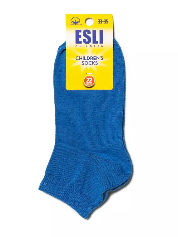 Носки детские короткие (однотонные) esli 000 синий, 19С-143СПЕ, 18, ESLI,  - 2