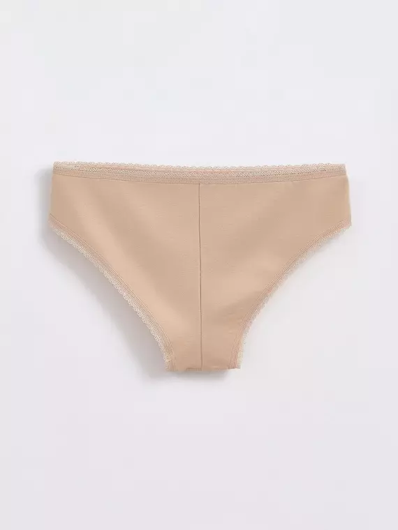 Трусы женские "hipster" basic line lhp 2031 (вешалка) skin, 20С-1093ТСП, 98/M, CONTE ELEGANT,  - 4