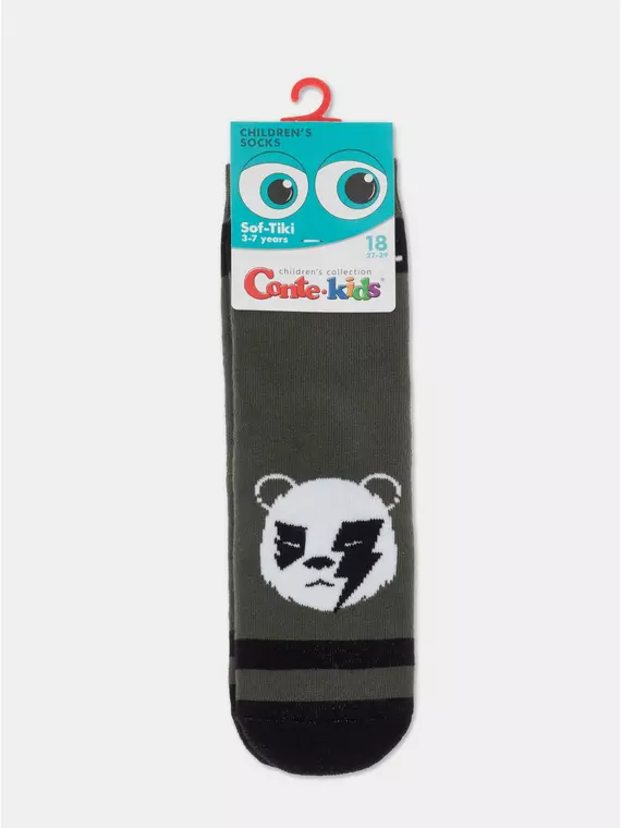 Носки детские махровые sof-tiki "bear error" 597 хаки, 21С-13СП, 18, CONTE-KIDS,  - 4
