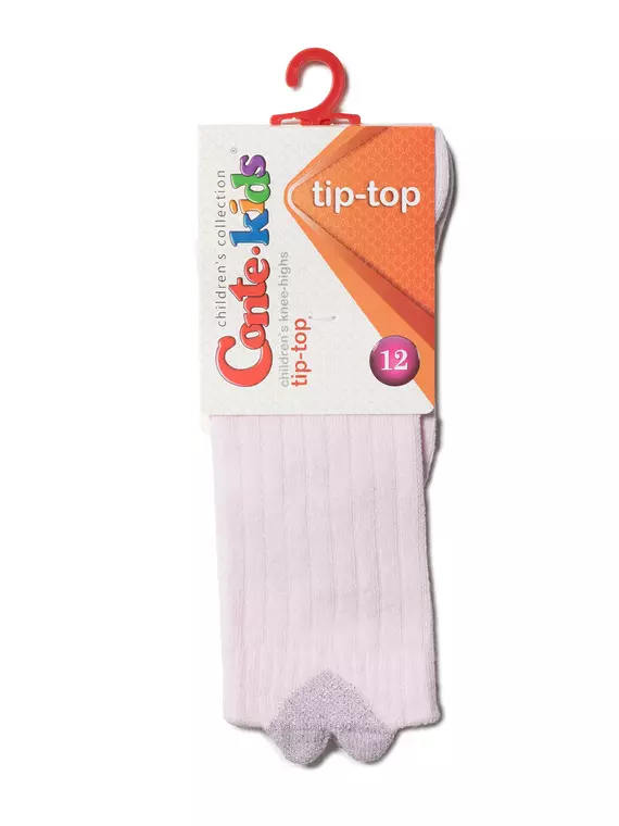 Хлопковые гольфы tip-top с сияющим пикотом 046 светло-розовый, 19С-184СП, 14, CONTE-KIDS,  - 2