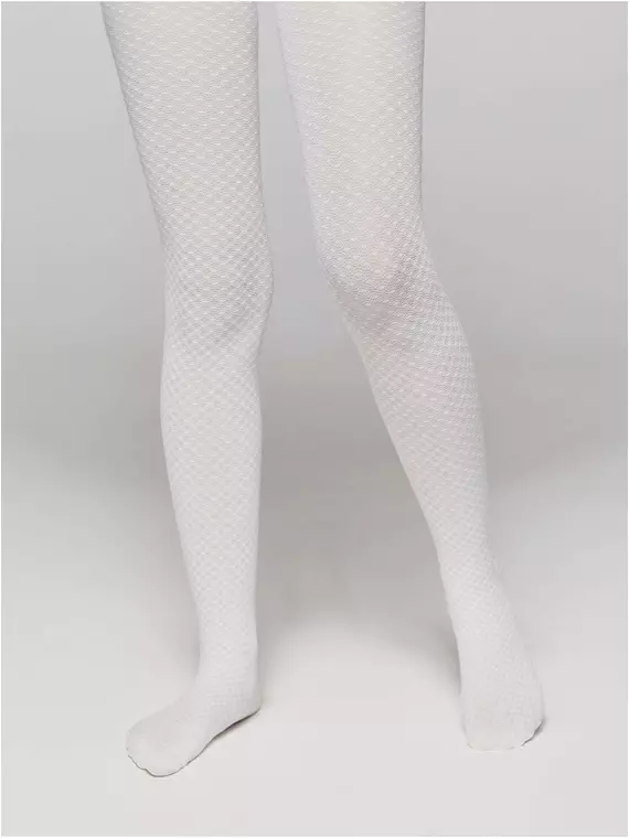 Эластичные детские колготки с ажурным рисунком emily bianco, 20С-112СП, 104-110, CONTE ELEGANT,  - 2