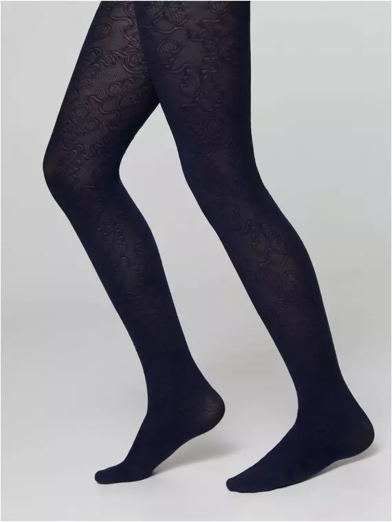 Фантазийные детские колготки с рисунком ketty nero, 20С-111СП, 128-134, CONTE ELEGANT,  - 2