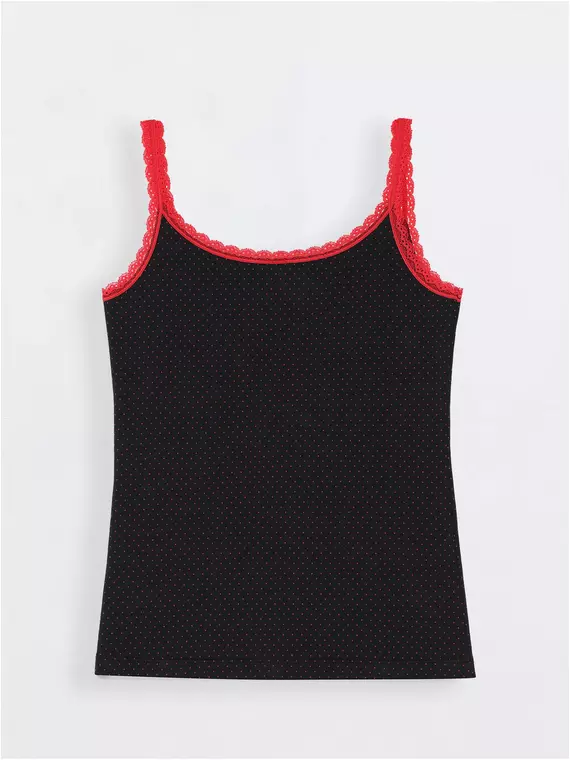 Топ женский  lazy days conte lt 1002 black-red, 18С-790ТСП, 170-88/S, CONTE ELEGANT,  - 4