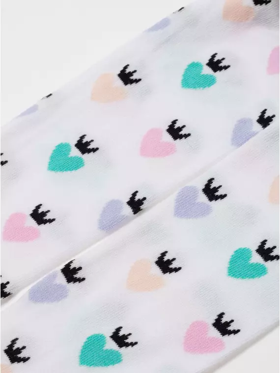 Хлопковые детские колготки tip-top 614 белый, 4С-04СП, 116-122 (18), CONTE-KIDS,  - 2