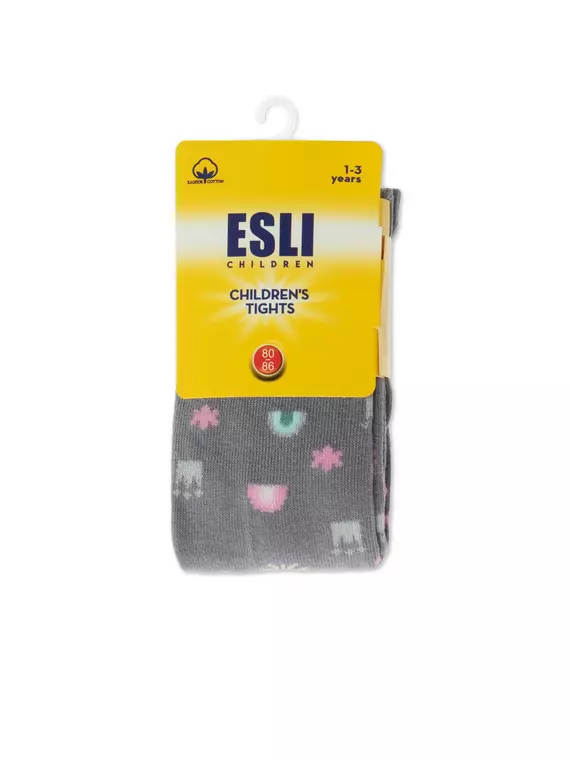 Колготки детские esli 590 серый, 21С-72СПЕ, 80-86 (14), ESLI,  - 2