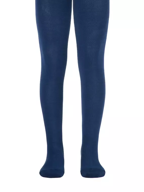 Детские хлопковые колготки без рисунка esli 000 темно-синий, 19С-188СПЕ, 104-110 (16), ESLI,  - 1