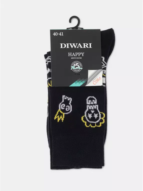 Носки мужские diwari happy 165 темно-синий, 17С-151СП, 40-41 (25), DIWARI,  - 3