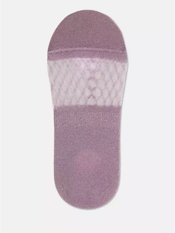 Подследники женские из вискозы с люрексом 236 светло-сиреневый, 21С-15СП, 38-39 (25), CONTE ELEGANT,  - 3