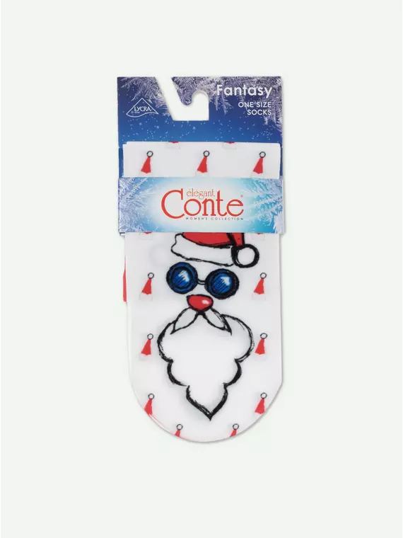 Носки женские с новогодними рисунками conte fantasy 70 129, 17С-34СП, 36-39 (23-25), CONTE ELEGANT,  - 4