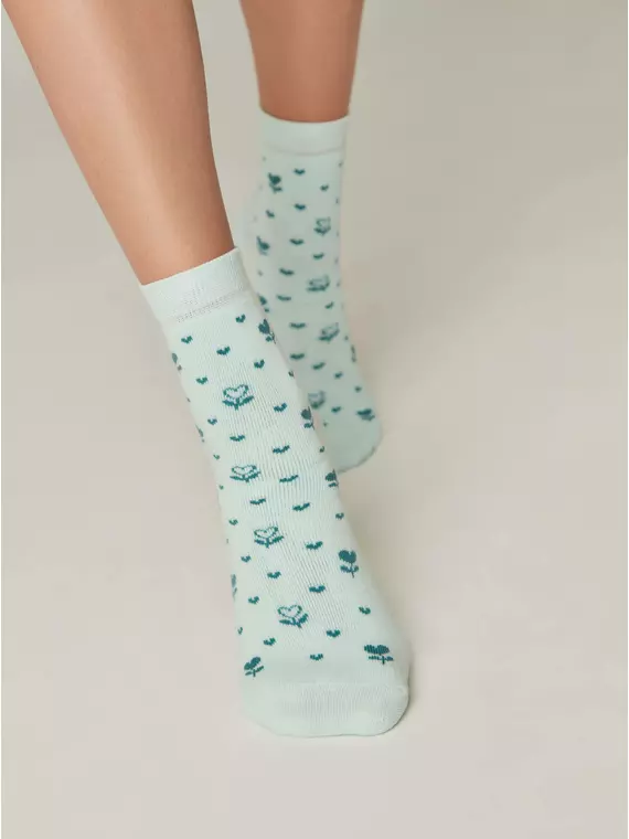 Носки женские comfort (махровые) 434 бледно-бирюзовый, 7С-47СП, 38-39 (25), CONTE ELEGANT,  - 2
