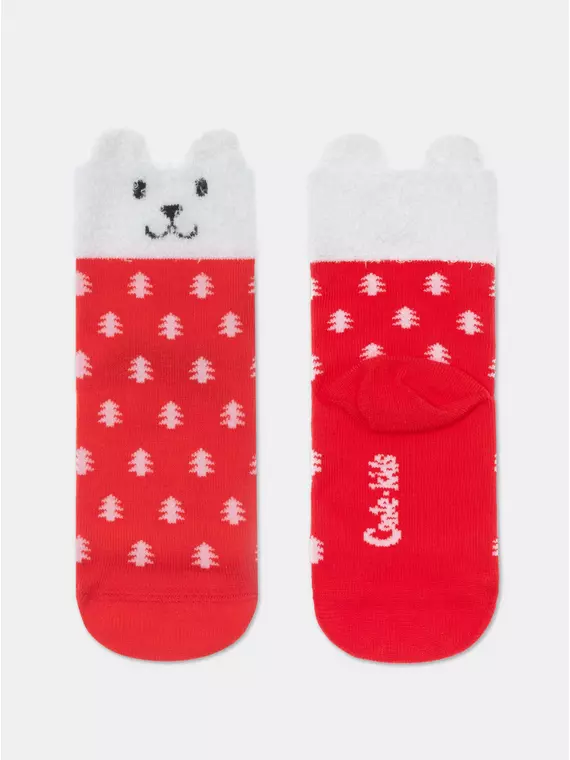 Детские новогодние носки new year 909 красный, 21С-67СП, 20-22, CONTE-KIDS,  - 2