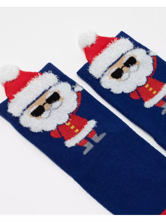 Детские новогодние носки new year 912 синий, 19С-64СП, 13-14, CONTE-KIDS,  - 2