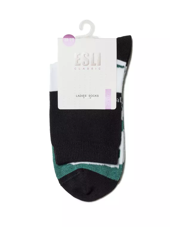 Носки женские esli classic 114 темно-бирюзовый, 15С-20СПЕ, 36-37 (23), ESLI,  - 4
