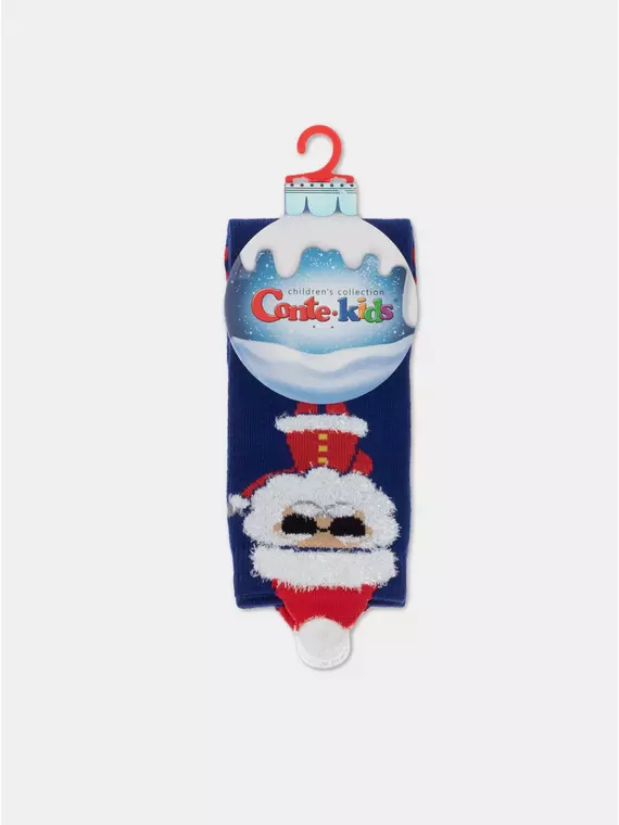 Детские новогодние носки new year 912 синий, 19С-64СП, 13-14, CONTE-KIDS,  - 3