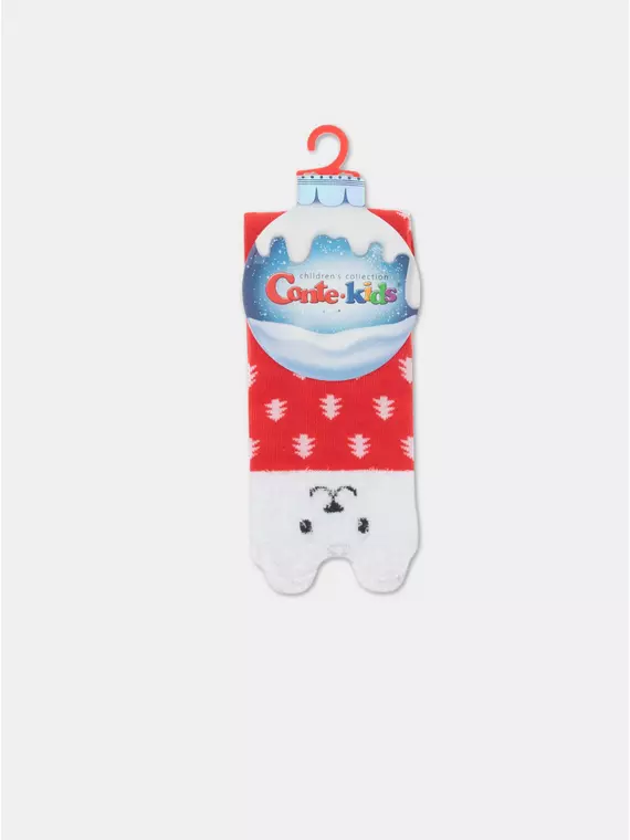 Детские новогодние носки new year 909 красный, 21С-67СП, 20-22, CONTE-KIDS,  - 4