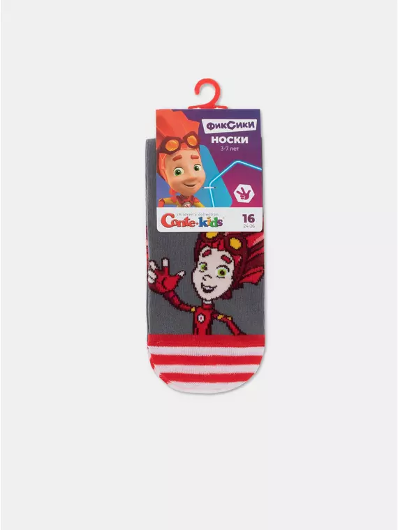Носки детские фикски 914 темно-серый, 22С-23СП, 18, CONTE-KIDS,  - 4