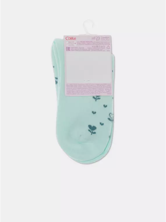Носки женские comfort (махровые) 434 бледно-бирюзовый, 7С-47СП, 38-39 (25), CONTE ELEGANT,  - 6