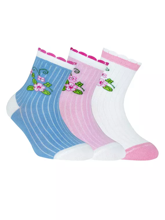 Носки детские conte-kids tip-top (стразы, люрекс) 249 белый, 7С-45СП, 18, CONTE-KIDS,  - 2