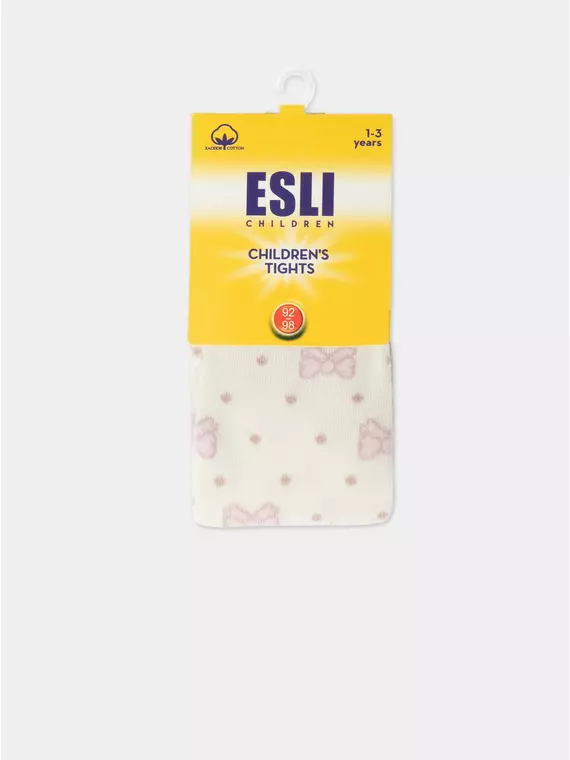Колготки детские esli 591 молочный, 21С-72СПЕ, 92-98 (14), ESLI,  - 2