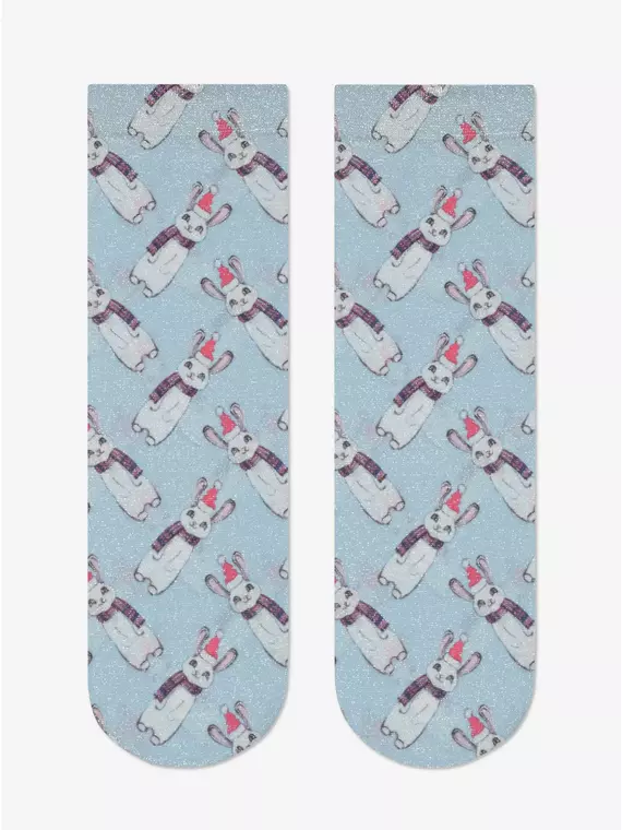 Женские новогодние носки fantasy new year 611 mix, 21С-151/1СП, 36-39 (23-25), CONTE ELEGANT,  - 4