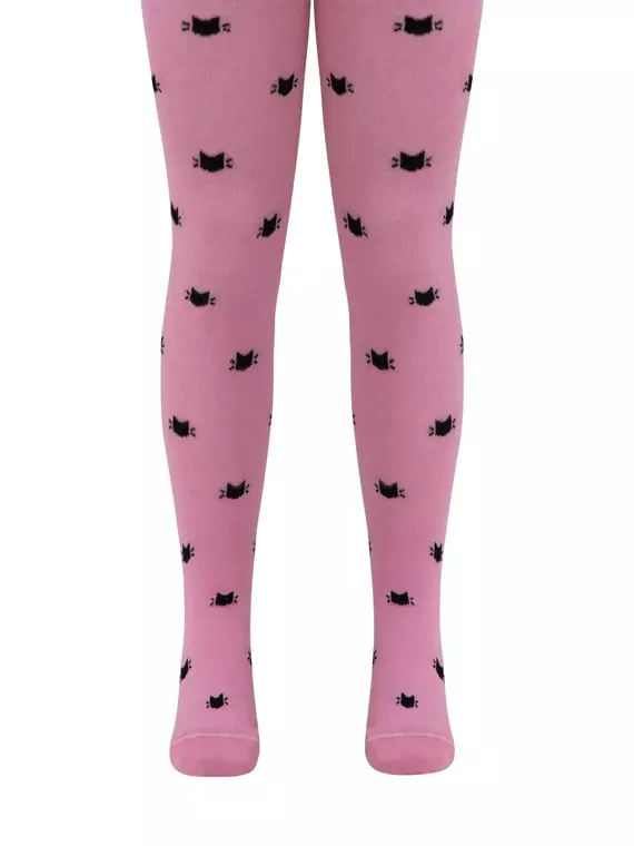 Хлопковые детские колготки tip-top 567 мальва, 4С-02СП, 128-134 (20), CONTE-KIDS,  - 1