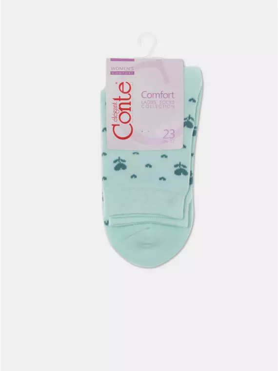 Носки женские comfort (махровые) 434 бледно-бирюзовый, 7С-47СП, 38-39 (25), CONTE ELEGANT,  - 5