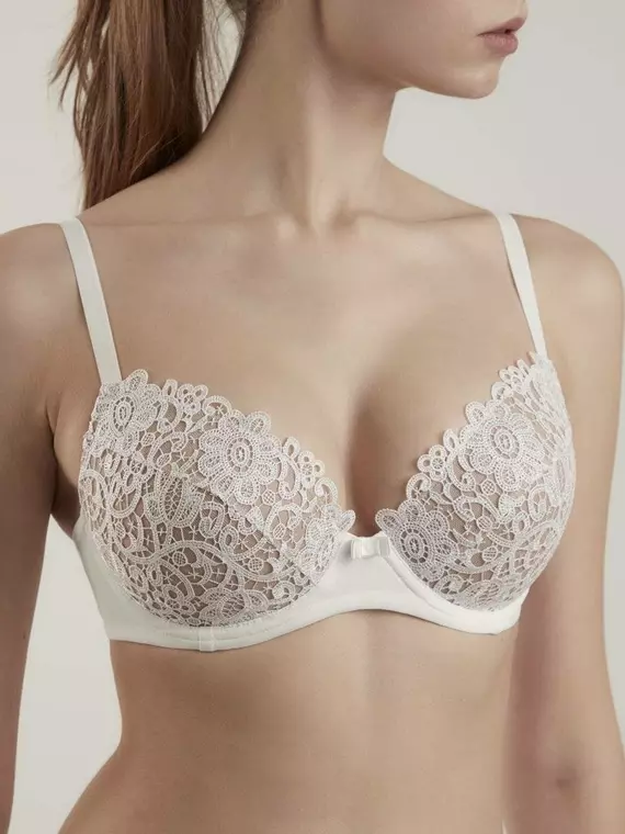 Бюстгальтер push-up на каркасах miracle tb1136 приглушенно-белый, 21С-0014КСП, 70A, CONTE ELEGANT,  - 1