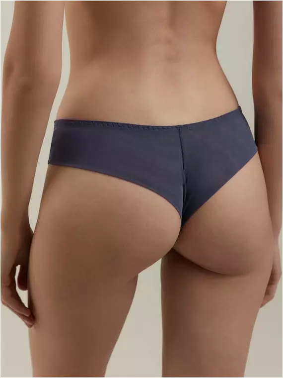 Трусы женские «танга» с низкой линией талии satin tp6128 сумерки, 21С-0055КСП, 94/S, CONTE ELEGANT,  - 2