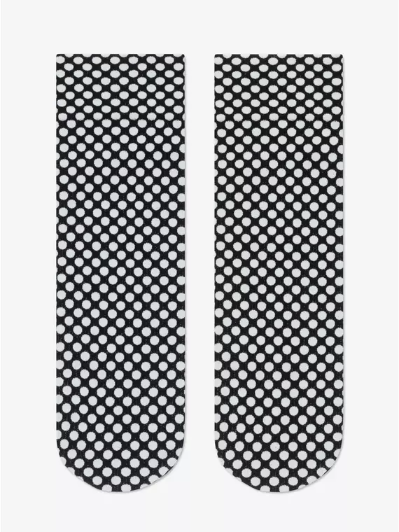 Носки женские с рисунком «в горох» fantasy 22с-54сп nero-bianco, 22С-54СП, 36-39 (23-25), CONTE ELEGANT,  - 4