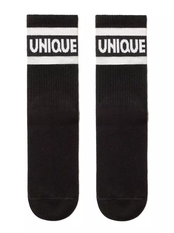 Удлиненные женские носки с полосками из прозрачной сетки active 156 черный, 19С-77/1СП, 38-39 (25), CONTE ELEGANT,  - 2