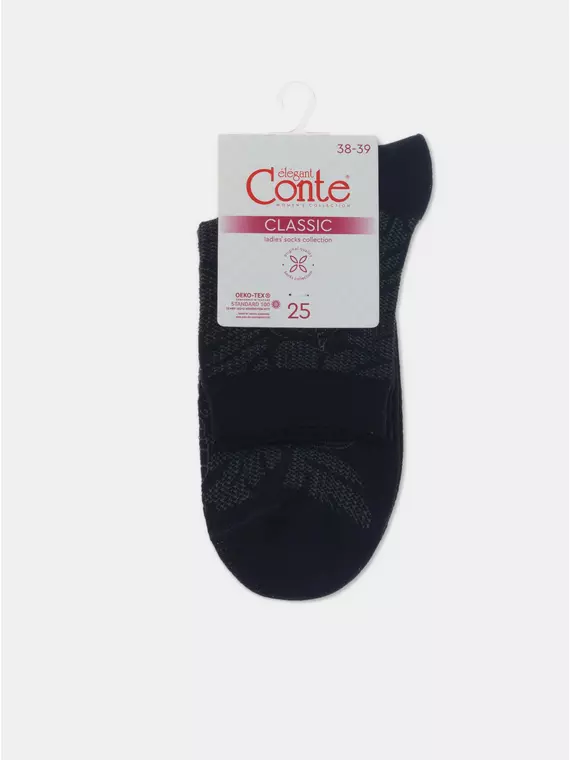 Носки женские хлопковые classic 530 черный, 15С-15СП, 38-39 (25), CONTE ELEGANT,  - 5