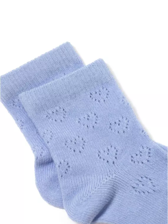 Носки детские miss (ажурные) 696 бледно-фиолетовый, 20С-204СП, 16, CONTE-KIDS,  - 3