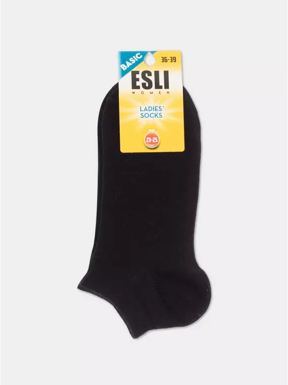 Носки женские (короткие) esli basic 18с-97/1спе 000 черный, 18С-97/1СПЕ, 36-39 (23-25), ESLI,  - 4