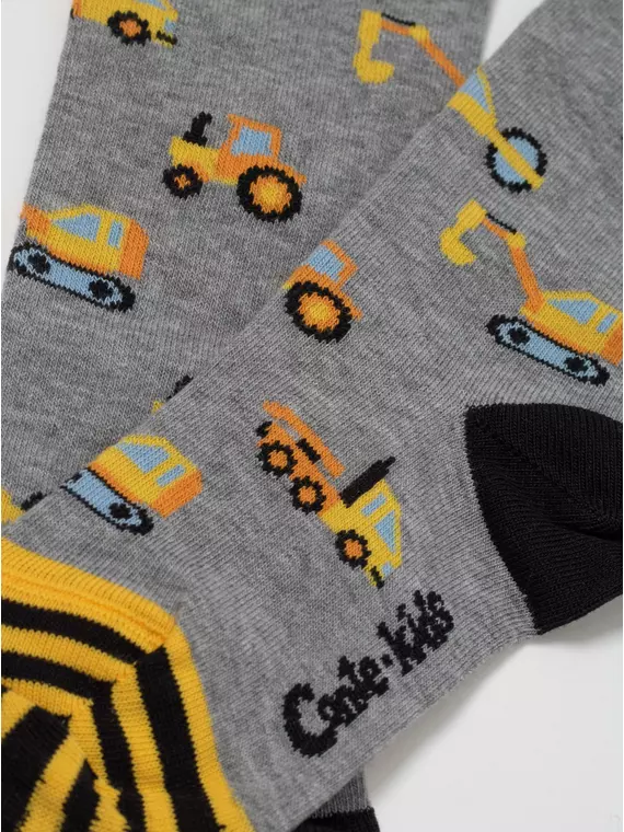 Колготки детские conte-kids tip-top 636 серый, 4С-02СП, 104-110 (16), CONTE-KIDS,  - 4