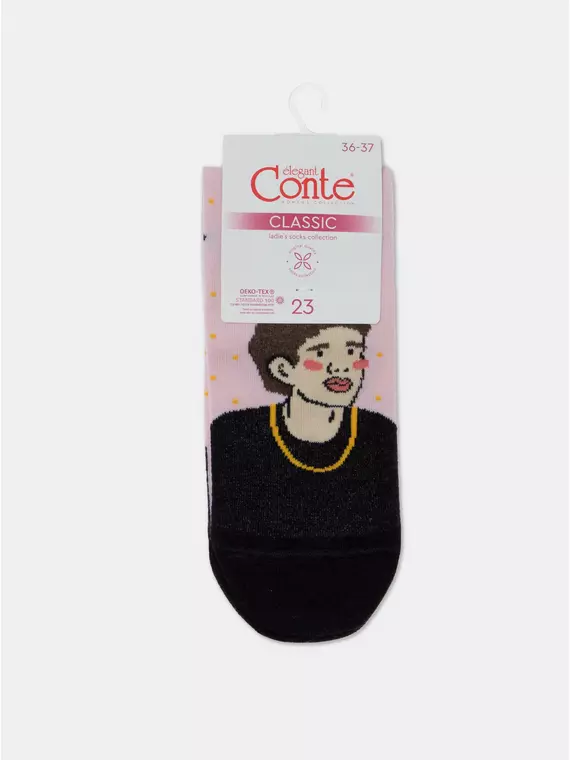 Носки женские хлопковые classic 535 светло-розовый, 15С-15СП, 36-37 (23), CONTE ELEGANT,  - 5