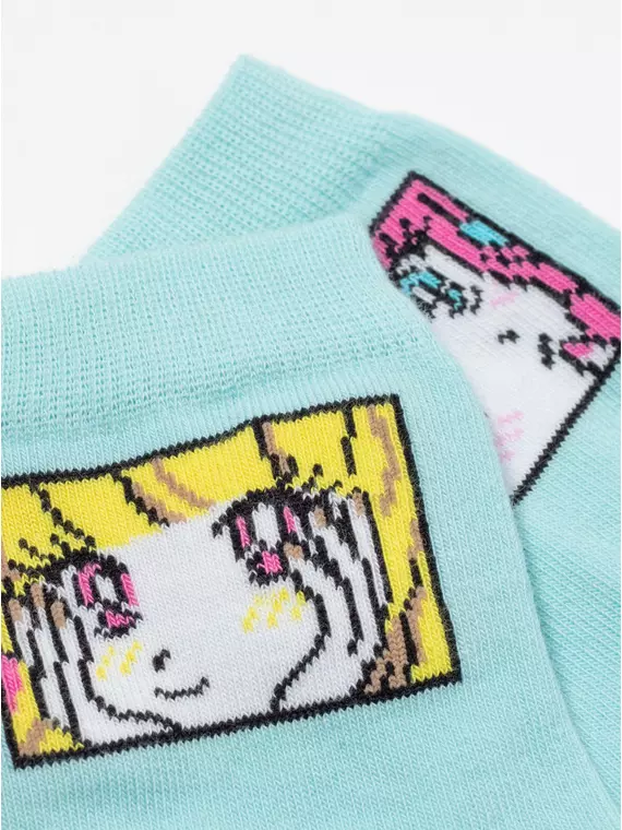 Носки детские "веселые ножки" 941 бледно-бирюзовый, 17С-10СП, 20, CONTE-KIDS,  - 4