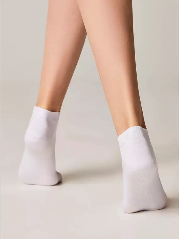 Носки женские (короткие) esli basic 18с-97/1спе 000 белый, 18С-97/1СПЕ, 36-39 (23-25), ESLI,  - 2