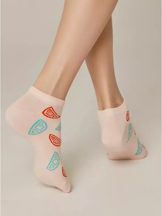 Носки женские хлопковые esli active (короткие) 533 персик, 22С-42СПЕ, 36-37 (23), ESLI,  - 2