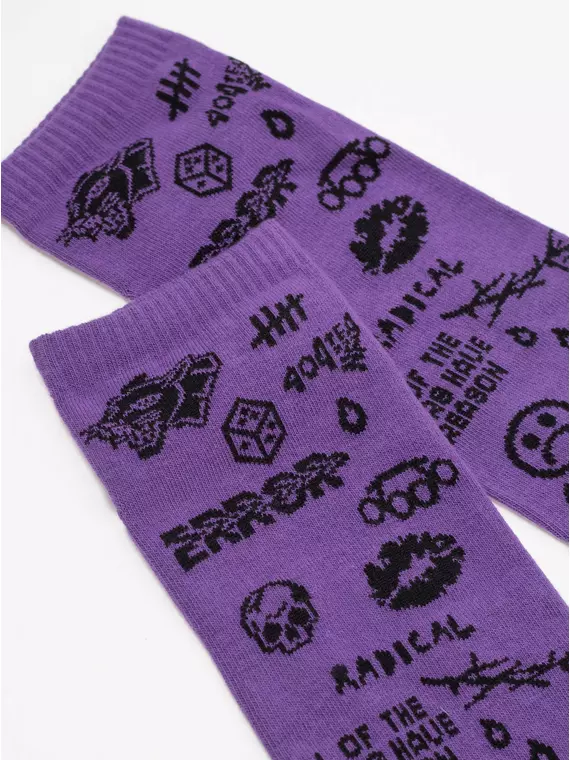 Носки мужские diwari happy (короткие) 174 фиолетовый, 22С-32СП, 42-43 (27), DIWARI,  - 2