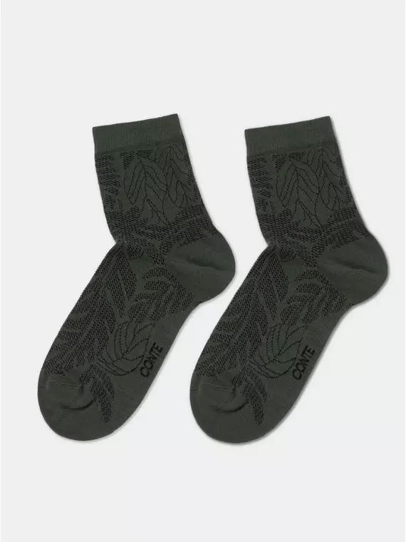 Носки женские хлопковые classic 530 хаки, 15С-15СП, 38-39 (25), CONTE ELEGANT,  - 3