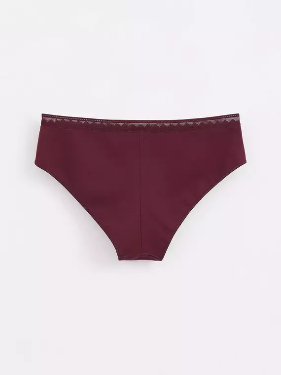 Трусы женские classic basic lhp 1433 (в коробке) bordo, 20С-1417ТСП, 106/XL, CONTE ELEGANT,  - 4