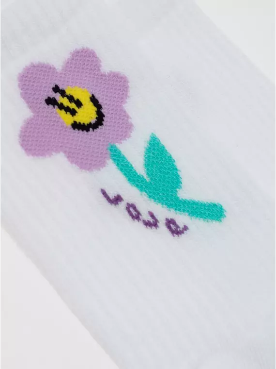 Удлиненные детские носки active 921 белый, 20С-167СП, 18, CONTE-KIDS,  - 2